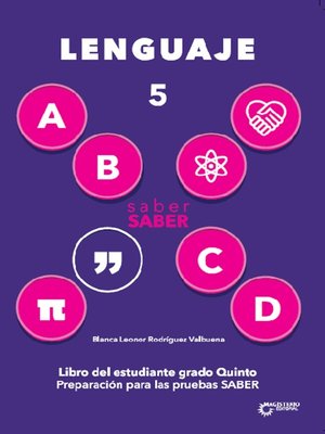 cover image of saber SABER Lenguaje 5. Libro del estudiante grado 5
